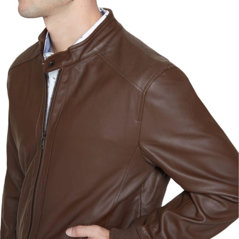 NEW GUESS Berkshire Moto Men's Jacket SZ S - Picture 3 of 4